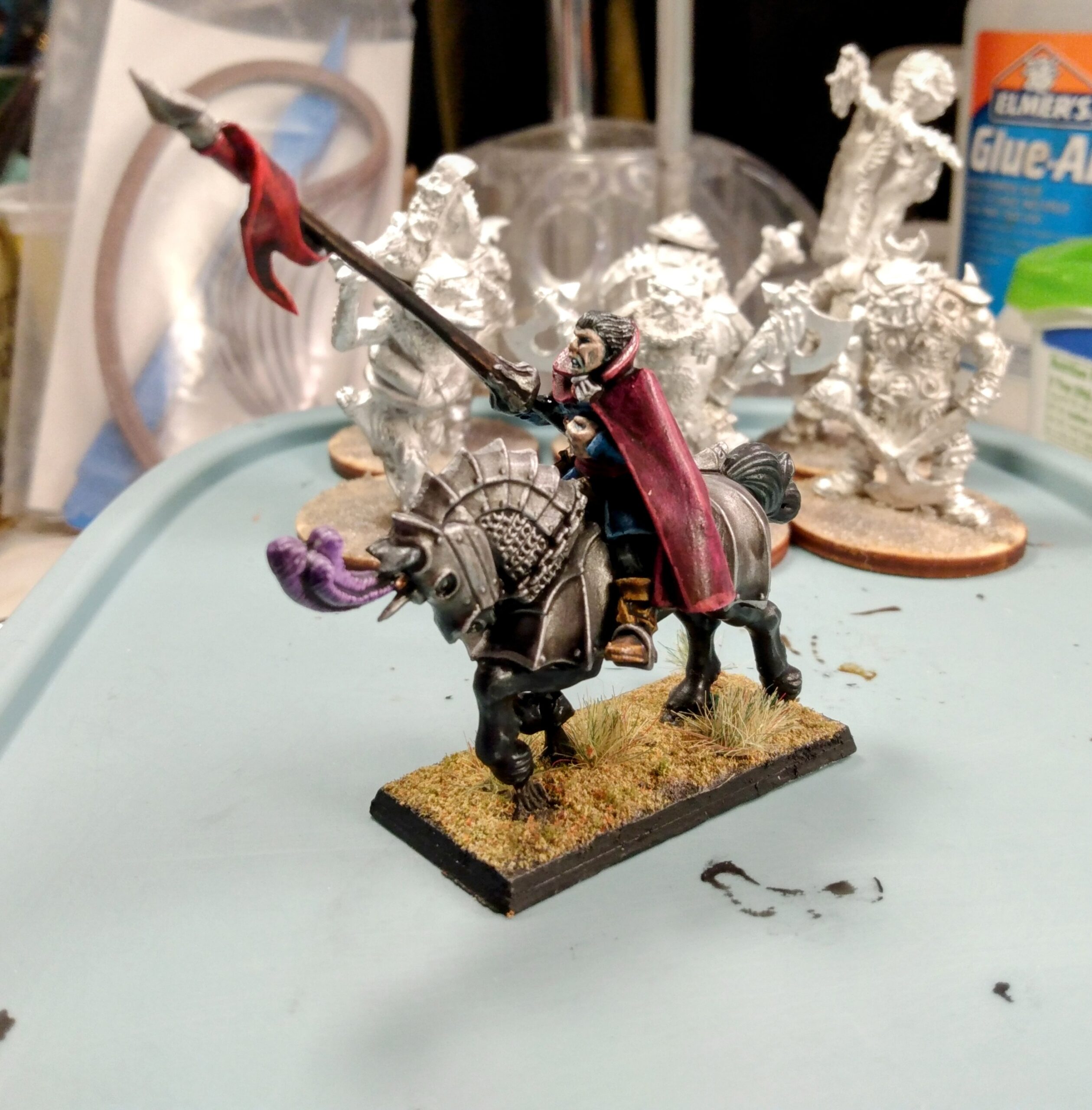 Von Carstein vampire mounted with lance